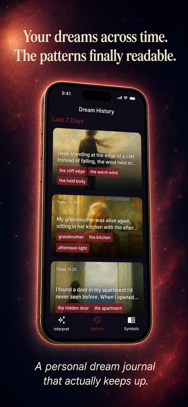 Dreambook app screen